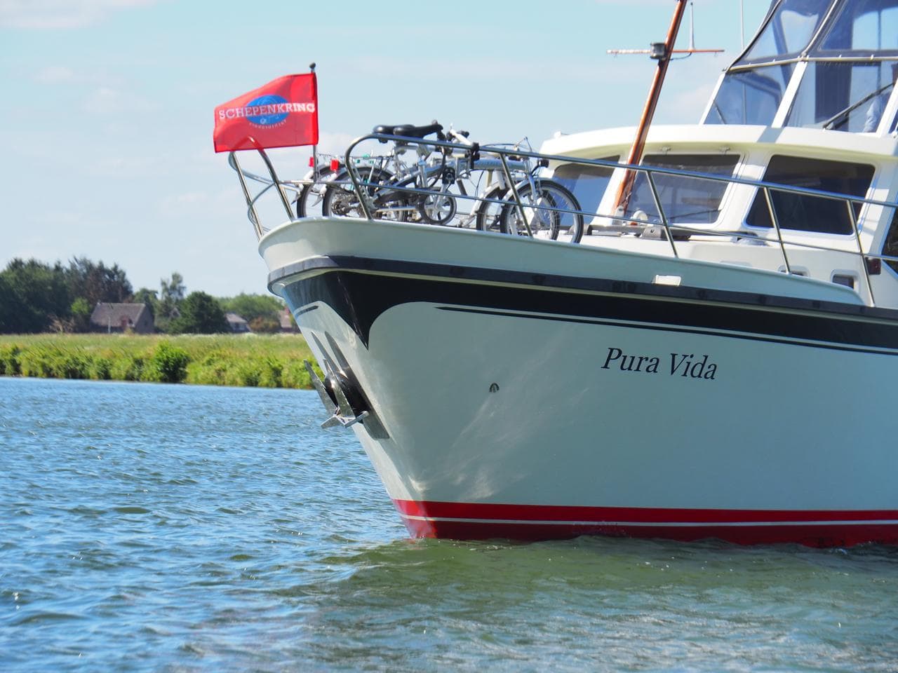 Presentatie van bootmerk